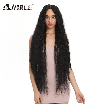 

Noble Hair Synthetic Wig Lace Front Synthetic Wig Long Curly Ombre Blonde Wig 42 Inch 613 American Synthetic Lace Front Wig