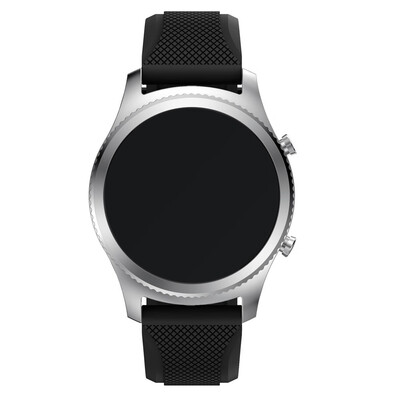

〖Follure〗Fashion Sports Silicone Bracelet Strap Band For Samsung Gear S3 Frontier BK