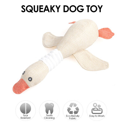 

Squeaky Dog Toys Dog Chew Toy Tooth Cleaning Bite Resistant Pet Training Toys for Small Medium Dogs Puppies