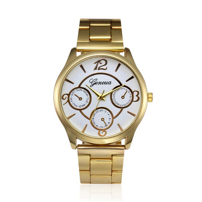 

Womens Watches Fashion Geneva Brand Roman Numeral Temperament Montre Femme Acier Inoxydable High Quality Clock Cuckoo
