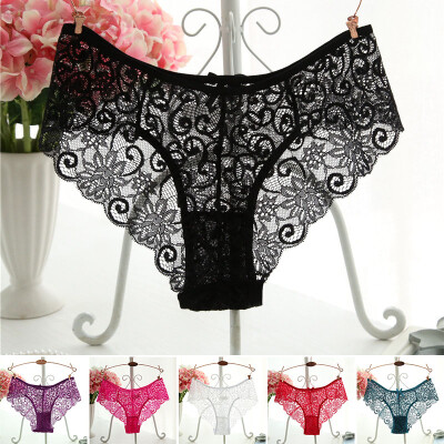 

Womens Panties Transparent Underwear Women Lace Soft Briefs Sexy