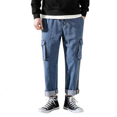 

Gobestart Mens Casual Fashion Print Color Outdoors Sports Overalls Long Pants