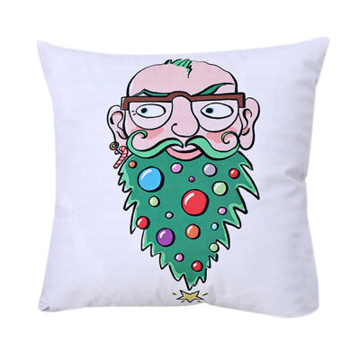 

Tailored Xmas Christmas Printing Dyeing Sofa Bed Home Decor Pillow Cover Cushion Cover