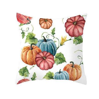 

〖Follure〗Fall Halloween Pumpkin Pillow Case Waist Throw Cushion Cover Sofa Home Decor