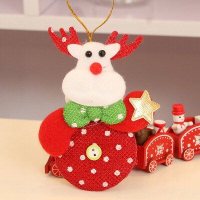 

Tailored Christmas Ornaments Gift Santa Claus Snowman Reindeer Toy Doll Hang Decorations