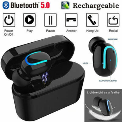 

Mini TWS True Wireless In-Ear Stereo Bluetooth 50 Earphones Earbuds Headset UK