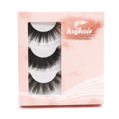 

HUISGHAIR 25mm 7D luxury mink on hair natural three-dimensional thick eyelashes beauty tools 14518