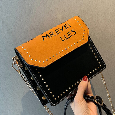 

Womens new 2019 texture bag net red foreign flavor Korean version of Joker Messenger bag ins fashion chain bag