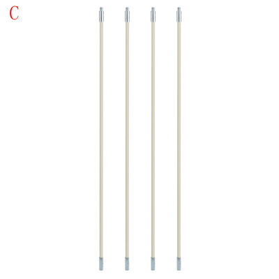 

〖Follure〗Pipe Cleaning Brush Extension Rod Extends Up To 16 Feet Synthetic 8 Pieces