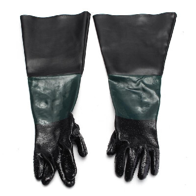 

24"x10" Rubber Sandblasting Gloves for Sandblaster Sand Blast Blaster Cabinet