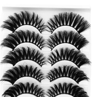 

〖Follure〗3D Eyelash Imitation Mink Natural Thick False Eyelash 5 Pairs