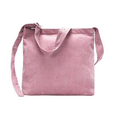 

Women Corduroy Tote Shopping Shoulder Bag Messenger School Book Handbags