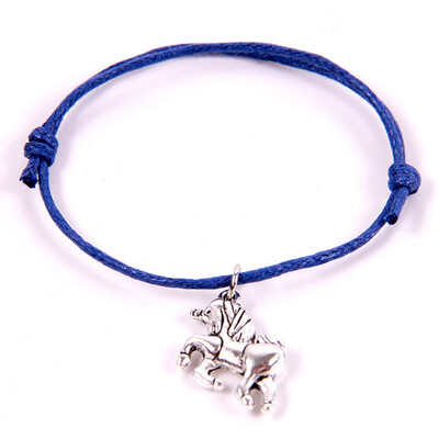 

Retro Pure Hand Production Wax Weaving Unicorn Bracelet Gift for Children