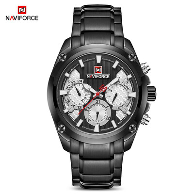 

NAVIFORCE 9113 Male Quartz Watch 6 Pointers Stainless Steel Strap Wristwatch
