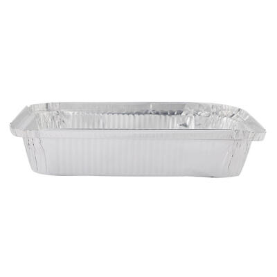 

Greensen 10 pcs Food Grade Disposable Aluminum Foli Takeout Pan Lunch Box BBQ Tin Tray
