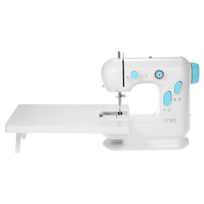 

Decdeal Multifunctional Electric Household Sewing Machine with Extension Table Double Thread Double Speed LED Light Foot Pedal AC1