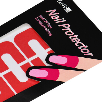 

Toponeto 7 Colors Nail Art Spill Proof Nail Stickers Anti-overflow Clip Manicure Tools
