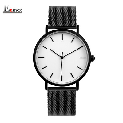 

Enmex simple design elegant temperament watch stereoscopic simple lady temperament watch during the translation of holiday gifts