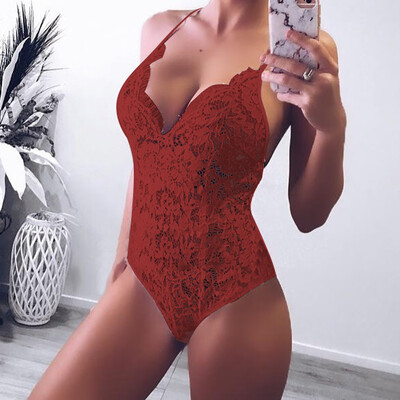 

〖Follure〗Sexy Plus Size Lingerie Sleepwear Bandage Women Babydoll Bodysuit Nightwear