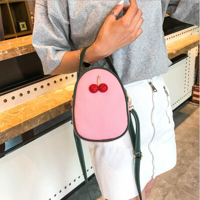 

Tailored Fruit Cherry Beach Bags Women Handbags Purse Casual Shoulder Crossbody Bags