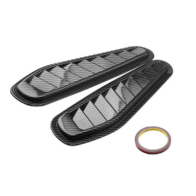 

1 Pair Universal Car Decorative Air Flow Intake Scoop Vent Cover Hood Fender