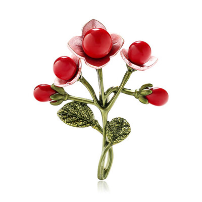 

Oil Dripping Brooch Fashion Carnation Bee Clothes Accessories for Mothers Day Birthday Gift