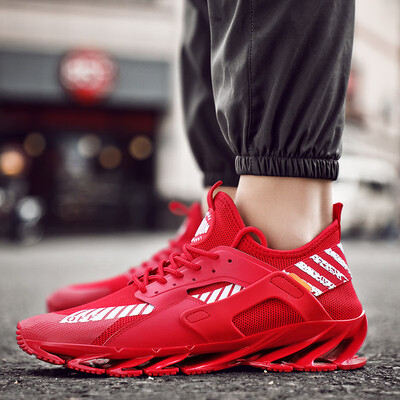 

New shock absorbing blade front running shoes men spring shoes warrior running shoes mens shoes sports shoes