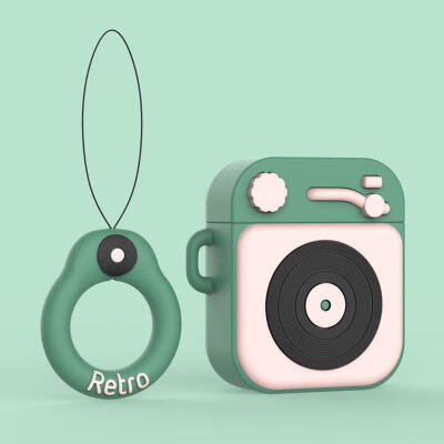 

Silicone Case For Apple AirPods 1 2 Protective Case Shockproof Cute Phonograph Cover