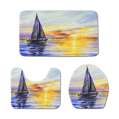 

〖Follure〗3pcs Non-Slip Bath Mat Bathroom Kitchen Carpet Doormats Decor