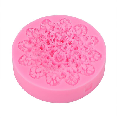

Fashion 3D Lace Flower Silicone Fondant Mold Cake Decor Chocolate Sugarcraft Baking Mould Cake Decorating Supplies