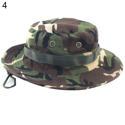 

Flat Roof Military Hat Cadet Patrol Bush Hat Outdoors Climbing Fishing Boonie Cap