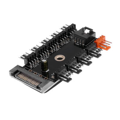 

SATA Port Powered 11 Way 4pin Cooling Fan Power Cable Extender Hub for PC