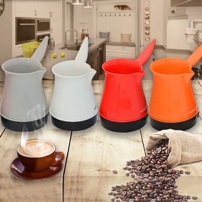 

500W Portable Electric Pot Stainless Steel Water Kettle Turkish Coffee Maker
