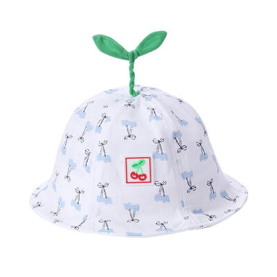 

Baby Basin Cap Summer Soft Cotton Cute Caps Sun Hat Palace Cap for Girls