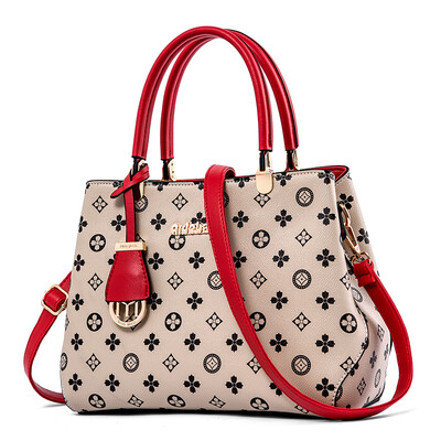 

Handbags Womens Korean Edition Simple Baitao Laohua Middle-aged Womens Bags Atmospheric Mothers Single Shoulder Bag