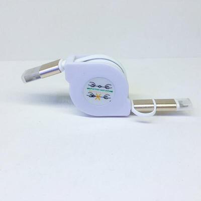 

Retractable Charging Cable Lightning Micro USB 2-in-1 2A USB Charging Cable For IPhone Samsung Nokia Huawei Xiaomi 33ft