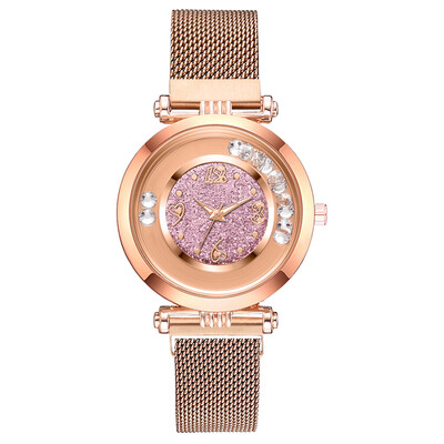 

Quartz watch with ladies watch 2019 new quicksand roller ladies watch
