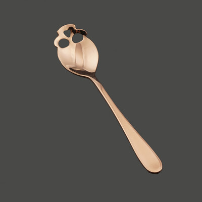 

The House 151 34 025CM Skull Shaped Spoonstainless Stainless Steel Coffee Spoon Dessert Ice Cream Sweets Teaspoon Kitchen