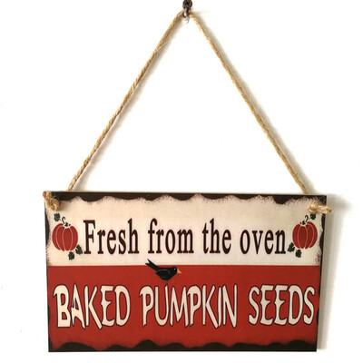 

Fall Autumn Harvest Wooden Board Thanksgiving Pumpkin Hanging Sign Door Decor