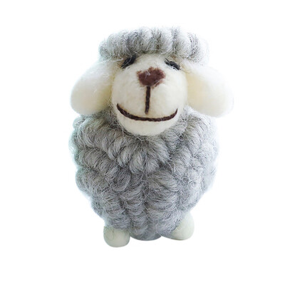 

Gobestart Wool Colorful Lamb Home Ornaments Christmas Accessories Christmas Tree Decor