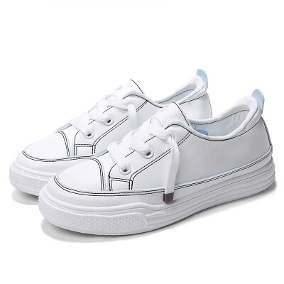 

White Sneakers Woman Shoes Woman Fashion Vulcanize Shoes Summer Casual Zapatillas Mujer Four Seasons 2019