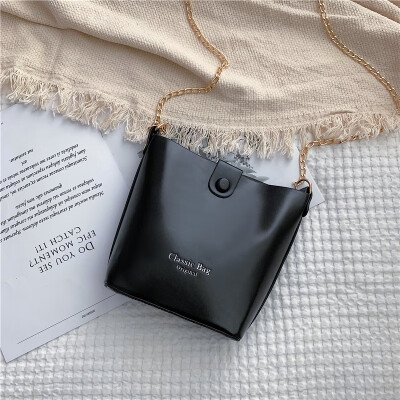 

Senior sense summer new small bag female 2019 tide ocean Messenger bag wild single shoulder chain bucket mother bag