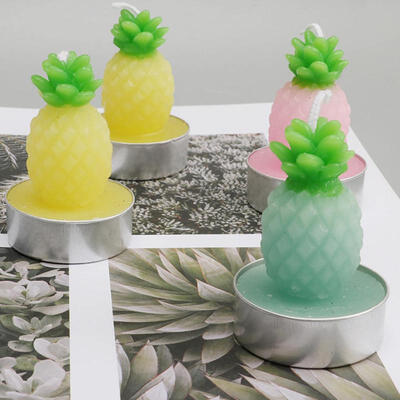 

Greensen 6Pcs Pineapple Candles Decorative Tea Light Candles for Home Party Birthday Wedding Decoration