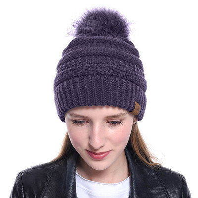

Tailored New Women Girls Keep Warm Winter Casual Knitted Hat Wool Hemming Hat Ski Hat