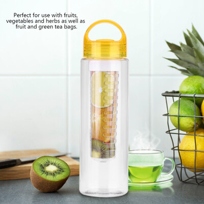 

700ml Fruit Infuser Water Bottle Plastic Sports Outdoor Juice Infusing Infusion Bottles Fruit Water Bottle Fruit Infusing Bottle