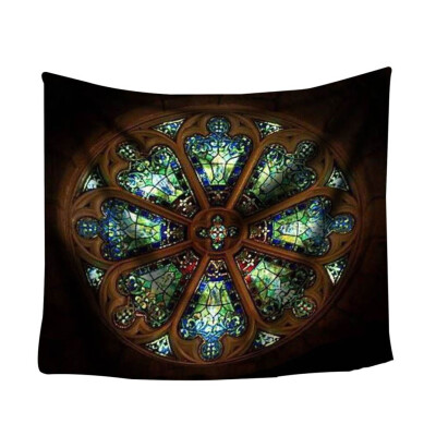 

Gobestart Colorful Print Tapestry Art Room Notre Dame Wall Hanging Tapestry Art Nature