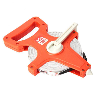 

Greensen 30m Thickened Hand Stainless Steel Open Reel Tape Measure Measuring Ruler Tool