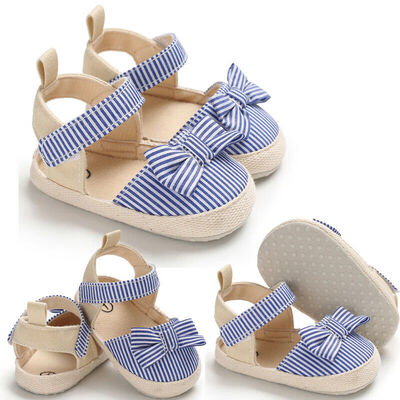 

Toddler Newborn Baby Girl Soft Sole Crib Shoes Anti-slip Prewalker Sneakers
