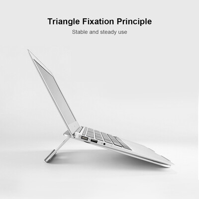 

BUBM Laptop Stand Bracket Foldable&Hollow Cooling Aluminum Portable PC Holder for Apple Macbook&Most Computers