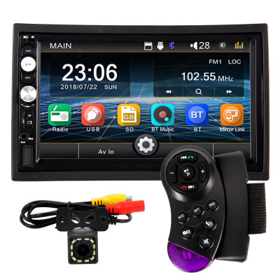 

7inch 2Din Automotive Player Stereo Raido Bluetooth FMUSBAUX Car MP5 Player With Rear View Camera